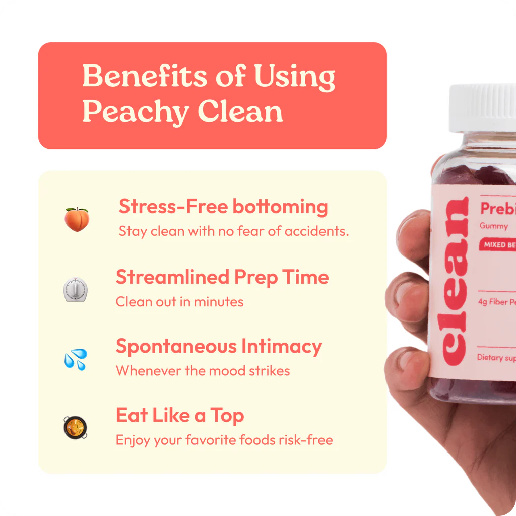 Peachy Clean™ Sugar-Free Pre+Probiotic Fiber Gummies